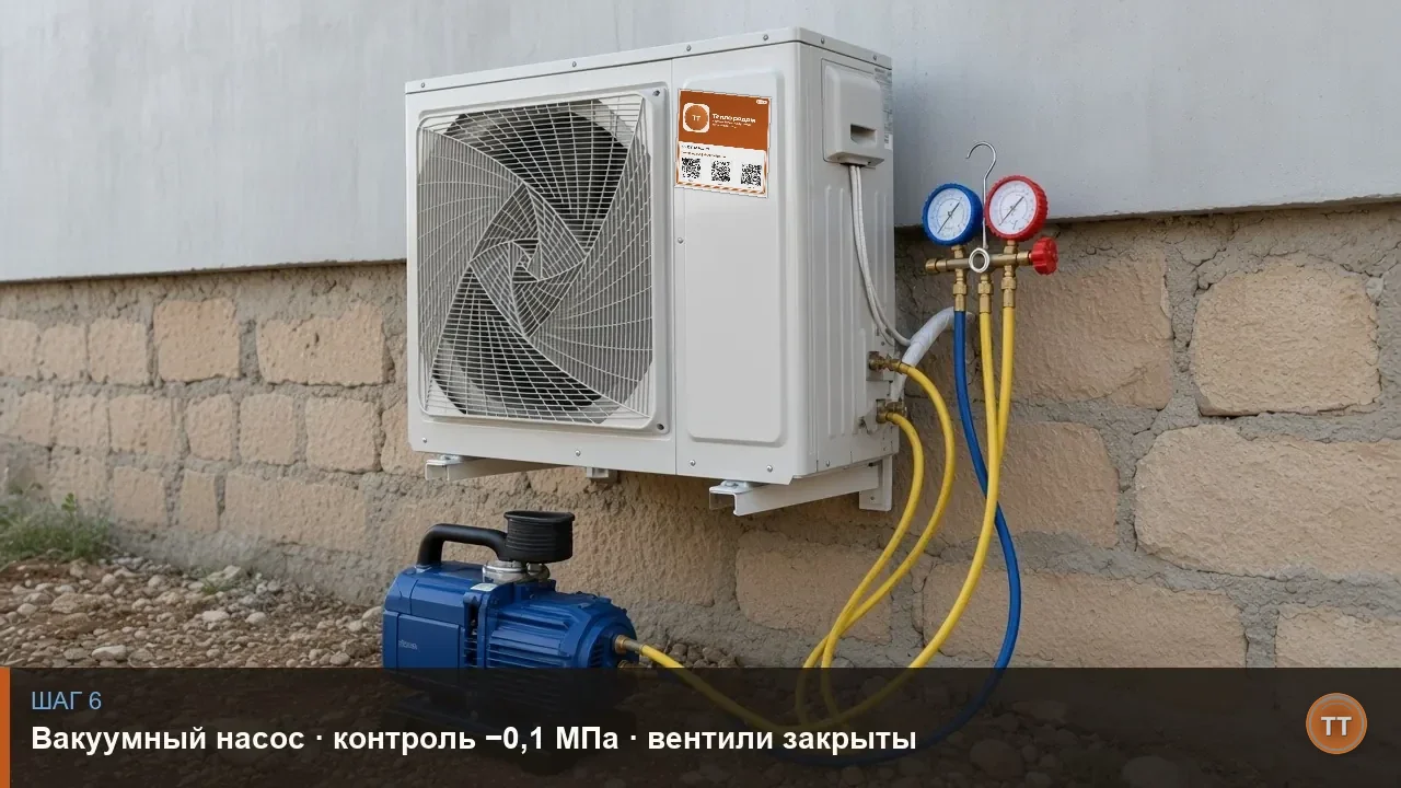 Вакуумирование трассы